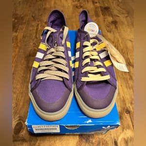 Adidas Wales Bonner Nizza purple yellow gold size 10